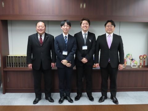 令和6年度市議会インターンシップの様子